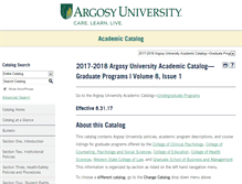 Tablet Screenshot of catalog.argosy.edu